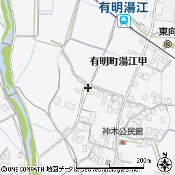 長崎県島原市有明町湯江甲579周辺の地図