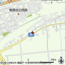 熊本県菊池郡菊陽町津久礼2012周辺の地図