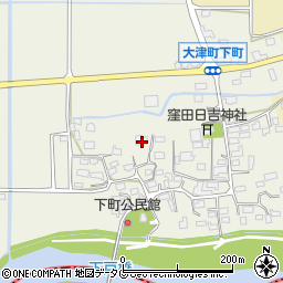 熊本県菊池郡大津町下町210周辺の地図