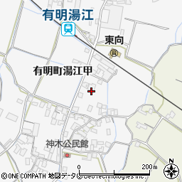 長崎県島原市有明町湯江甲407-2周辺の地図
