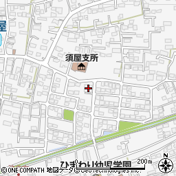 セブンイレブン合志須屋市民センター前店周辺の地図