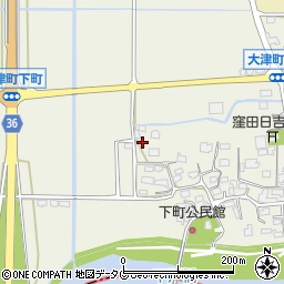 熊本県菊池郡大津町下町225周辺の地図