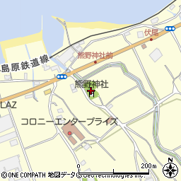 長崎県雲仙市瑞穂町古部甲1489周辺の地図