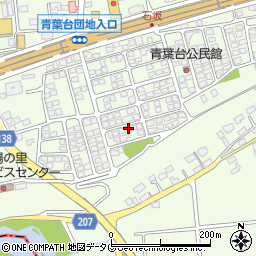 熊本県菊池郡菊陽町津久礼1977-56周辺の地図