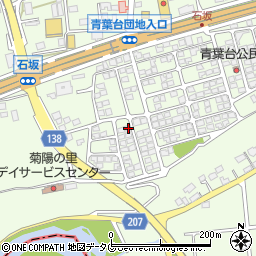 熊本県菊池郡菊陽町津久礼1977-23周辺の地図