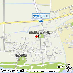 熊本県菊池郡大津町下町179周辺の地図