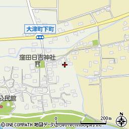 熊本県菊池郡大津町下町169周辺の地図