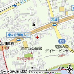 熊本県菊池郡菊陽町津久礼2098-3周辺の地図