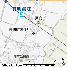 長崎県島原市有明町湯江甲406周辺の地図