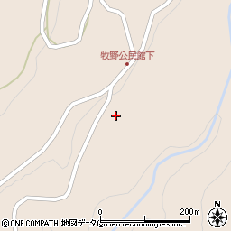 長崎県長崎市新牧野町587周辺の地図