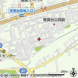 熊本県菊池郡菊陽町津久礼1977-52周辺の地図