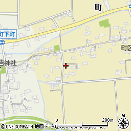 熊本県菊池郡大津町町345周辺の地図