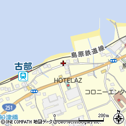 長崎県雲仙市瑞穂町古部甲1521周辺の地図