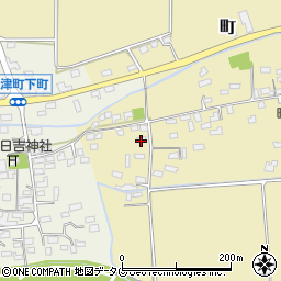 熊本県菊池郡大津町町322周辺の地図