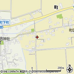 熊本県菊池郡大津町町308周辺の地図