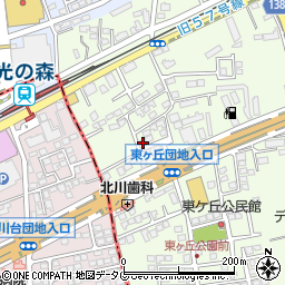 熊本県菊池郡菊陽町津久礼2172-30周辺の地図