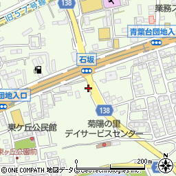 熊本県菊池郡菊陽町津久礼2143周辺の地図