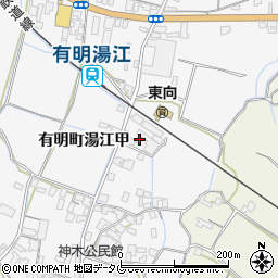 長崎県島原市有明町湯江甲414周辺の地図
