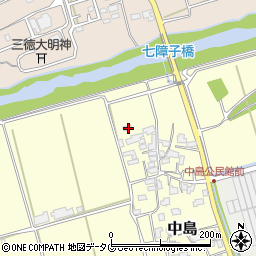 熊本県菊池郡大津町中島300-1周辺の地図