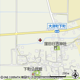 熊本県菊池郡大津町下町340周辺の地図