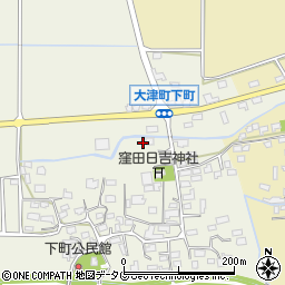 熊本県菊池郡大津町下町176周辺の地図