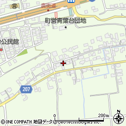 熊本県菊池郡菊陽町津久礼2025周辺の地図