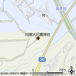 川東大巳貴神社周辺の地図