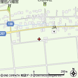 熊本県菊池郡菊陽町津久礼1833周辺の地図