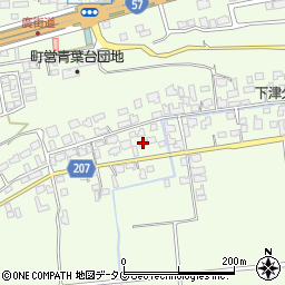 熊本県菊池郡菊陽町津久礼2039-2周辺の地図