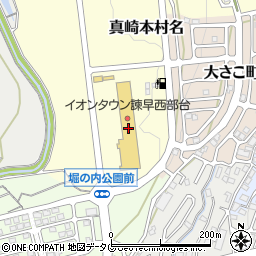 長崎県諫早市大さこ町300周辺の地図