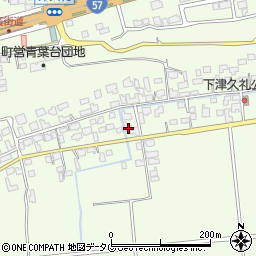 熊本県菊池郡菊陽町津久礼2044周辺の地図