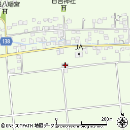 熊本県菊池郡菊陽町津久礼632-3周辺の地図