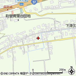 熊本県菊池郡菊陽町津久礼2041周辺の地図