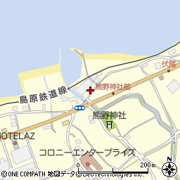 長崎県雲仙市瑞穂町古部甲1506周辺の地図