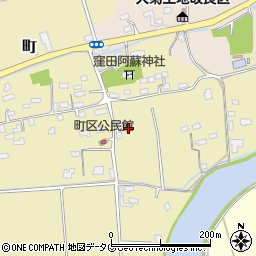 熊本県菊池郡大津町町263周辺の地図