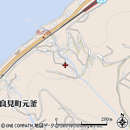 長崎県諫早市多良見町元釜437周辺の地図