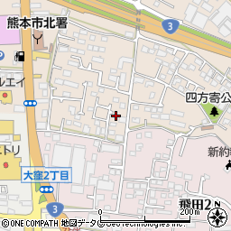 熊本県熊本市北区四方寄町496-3周辺の地図