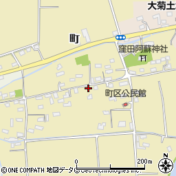 熊本県菊池郡大津町町286-2周辺の地図