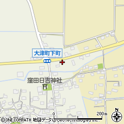 熊本県菊池郡大津町下町344周辺の地図