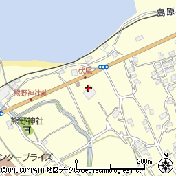 コロニー雲仙雲仙事業ブロック周辺の地図