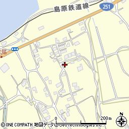 長崎県雲仙市瑞穂町古部甲590周辺の地図