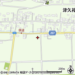 熊本県菊池郡菊陽町津久礼542-6周辺の地図