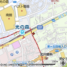 ジョイフル 菊陽店周辺の地図