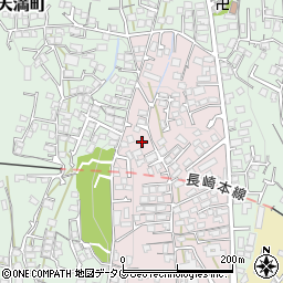 長崎県諫早市城見町47周辺の地図