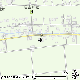 熊本県菊池郡菊陽町津久礼636周辺の地図