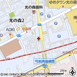 くら寿司光の森店周辺の地図