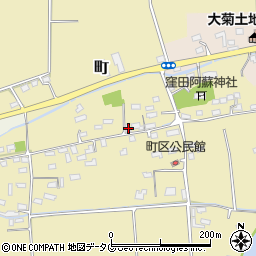 熊本県菊池郡大津町町360周辺の地図