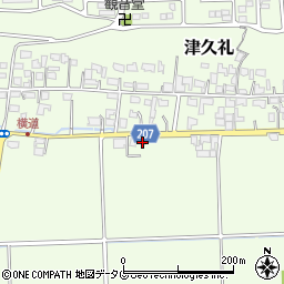 熊本県菊池郡菊陽町津久礼526-1周辺の地図