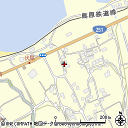 長崎県雲仙市瑞穂町古部甲549周辺の地図