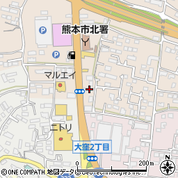 熊本県熊本市北区四方寄町507-1周辺の地図